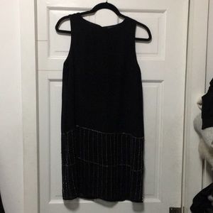 Astr black cocktail dress with silver beading